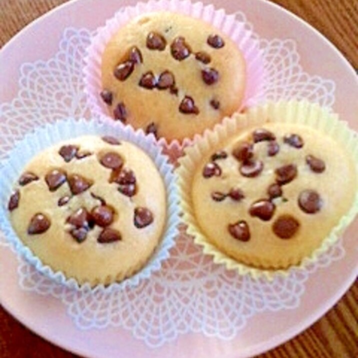 チョコチップのカップケーキ レシピ 作り方 By ジョンとポーク 楽天レシピ